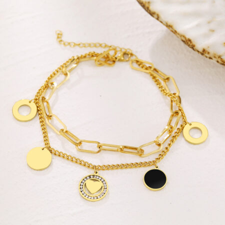 Edelstahl Fußkettchen Romantische Herz Kristall Zirkon Anhänger Sexy Bein Fuß Ketten Mode Knöchel Für Frauen Schmuck Hochzeit Geschenke