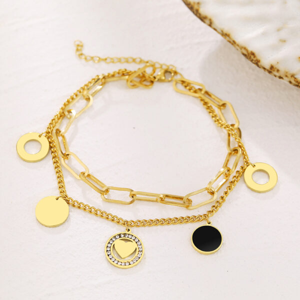 Edelstahl Fußkettchen Romantische Herz Kristall Zirkon Anhänger Sexy Bein Fuß Ketten Mode Knöchel Für Frauen Schmuck Hochzeit Geschenke