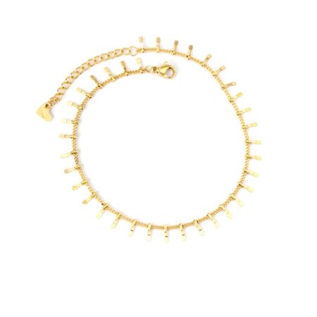LUXUSTEEL Edelstahl Fußkettchen Armbänder Für Frauen Quaste Seestern Charm Gold Farbe Link Kette Auf Bein Mode Fuß Schmuck